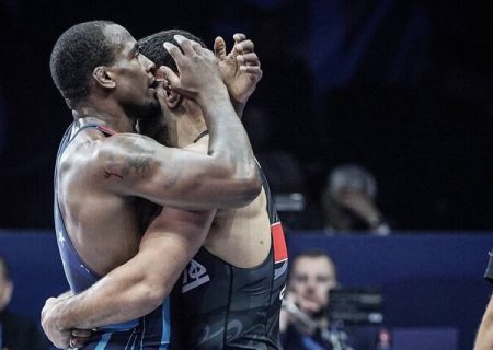 خداحافظی رقیب آمریکایی کامران قاسمپور از دنیای کشتی