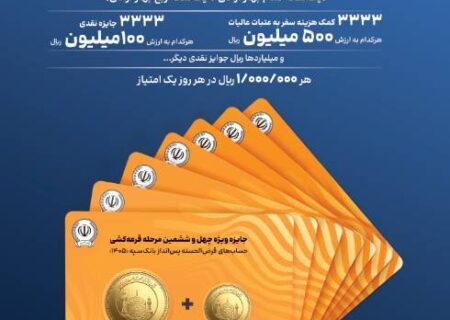 اعلام جوایز طلایی جشنواره بزرگ قرعه‌کشی حساب‌های قرض‌الحسنه پس‌انداز بانک سپه